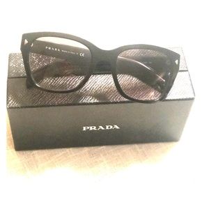 Authentic black Prada sunglasses